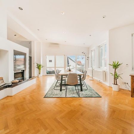 Penthouse Apartment - Sauna - Terrasse - Kamin - Ac Wien Exteriör bild