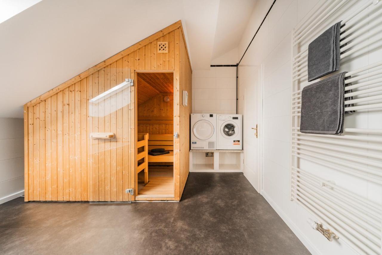 Penthouse Apartment - Sauna - Terrasse - Kamin - Ac Wien Exteriör bild