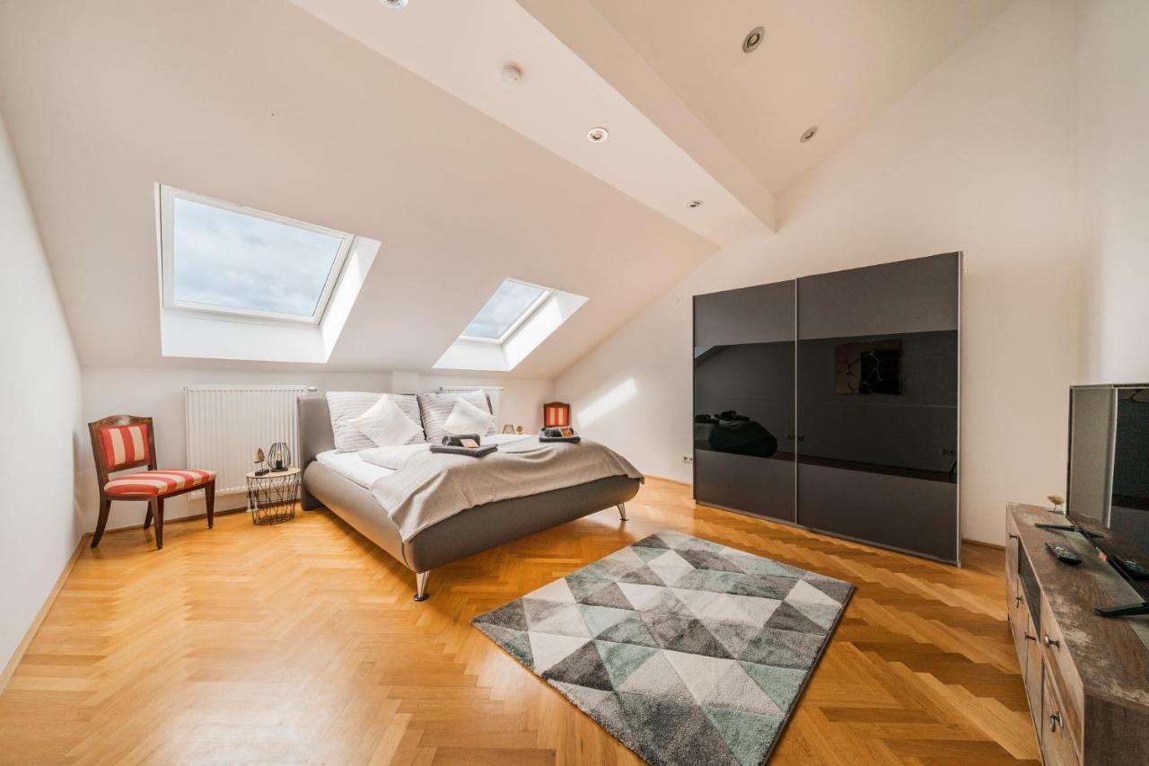 Penthouse Apartment - Sauna - Terrasse - Kamin - Ac Wien Exteriör bild
